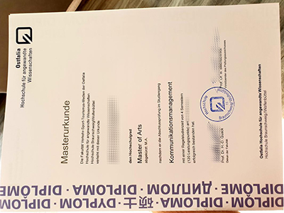 order Ostfalia Hochschule diploma