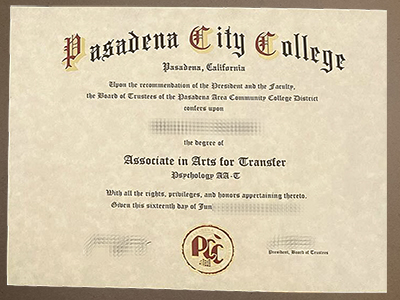 get Pasadena City College diploma