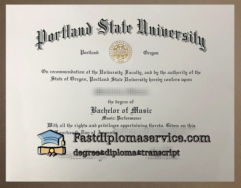 Buy Portland State University diploma