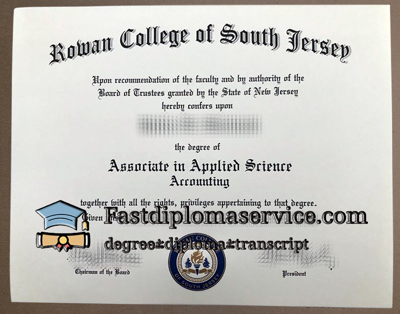 Buy Rowan College of South Jersey diploma