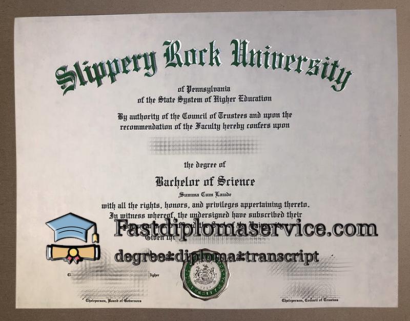 Buy Slippery Rock University diploma