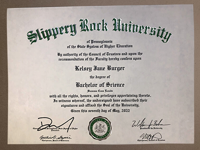 Can I buy Slippery Rock University diploma?