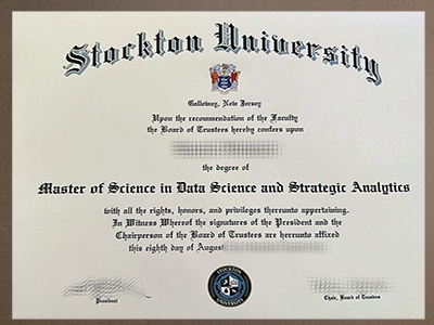 get Stockton University degree