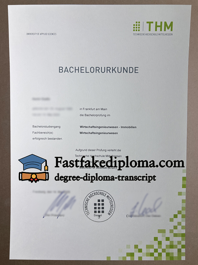 get Technische Hochschule Mittelhessen diploma