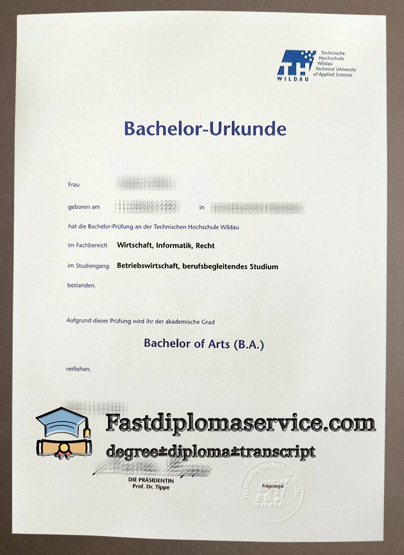 Order Technische Hochschule Wildau diploma