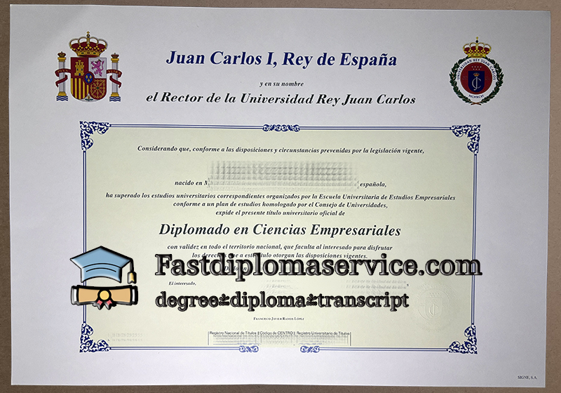 Buy Universidad Rey Juan Carlos degree