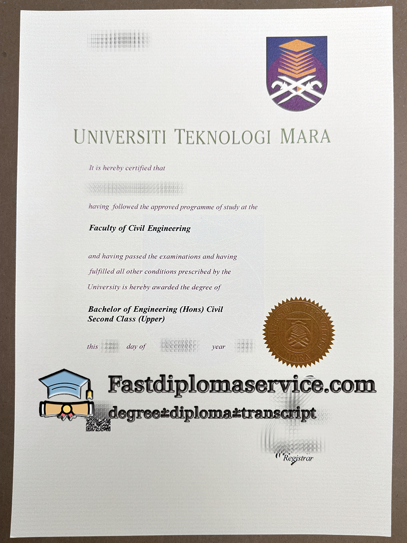 Buy Universitai Teknologi Mara diploma