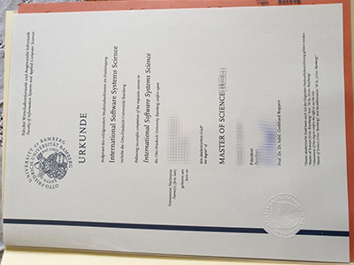 Order Universität Bamberg Urkunde