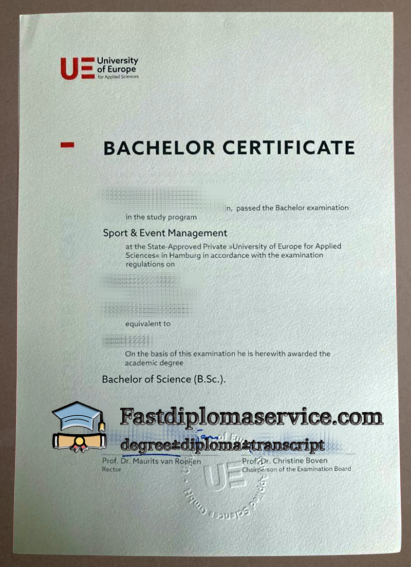 Buy University of Europe diploma, get University of Europe degree online