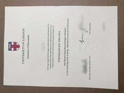 fake University of London Institute of Education diploma