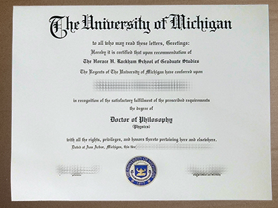 get University of Michigan diploma