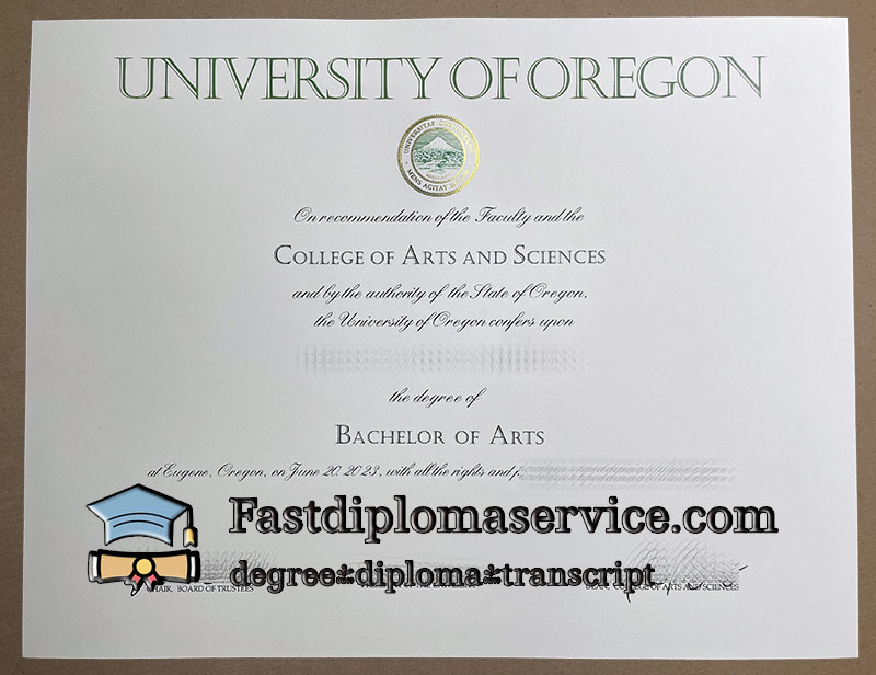 Buy University of Oregon diploma