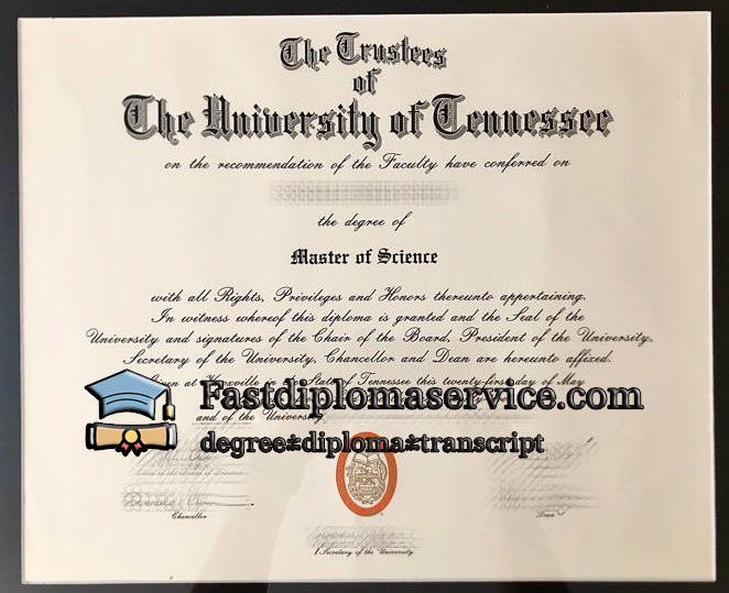 Buy University of Tennessee diploma