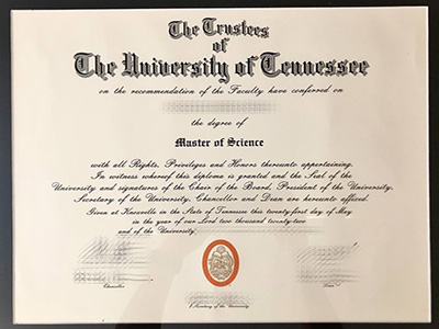 fake University of Tennessee diploma