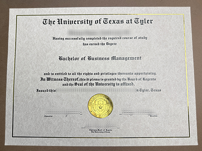 make UT Tyler certificate