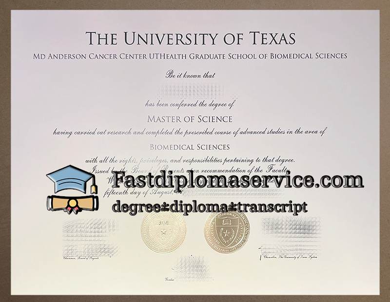 Order University of Texas diploma