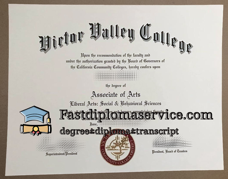 Buy Victor Valley College diploma