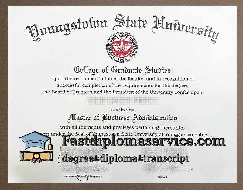 Buy Youngstown State University diploma
