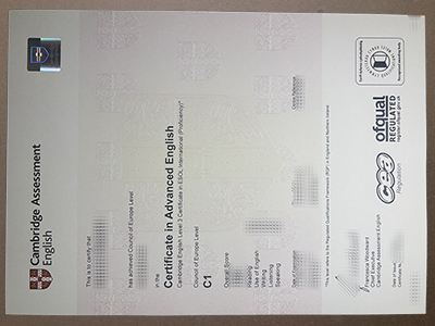 Order Cambridge Assessment English C1 certificate