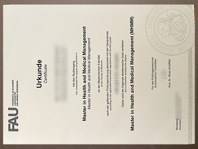 Buy Friedrich Alexander Universitat Urkunde, FAU diploma