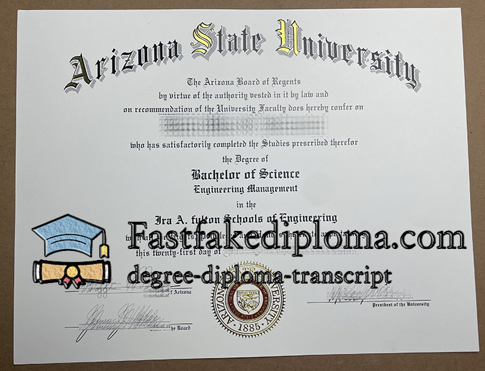 buy Arizona State University diploma