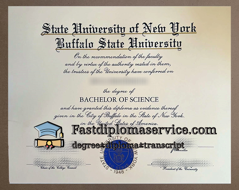 Buy Buffalo State University diploma