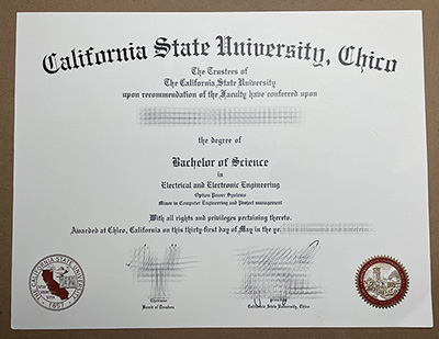 get Chico State diploma