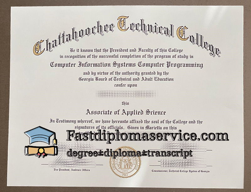 Buy Chattahoochee Technical College diploma