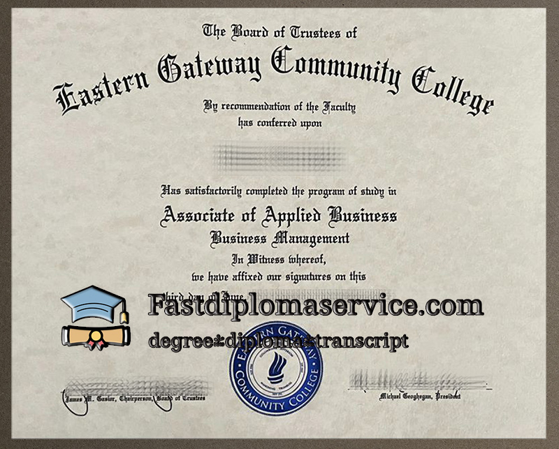 make Eastern Gateway Community College diploma