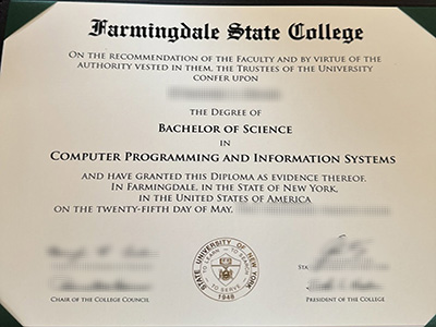 Order Farmingdale State College diploma