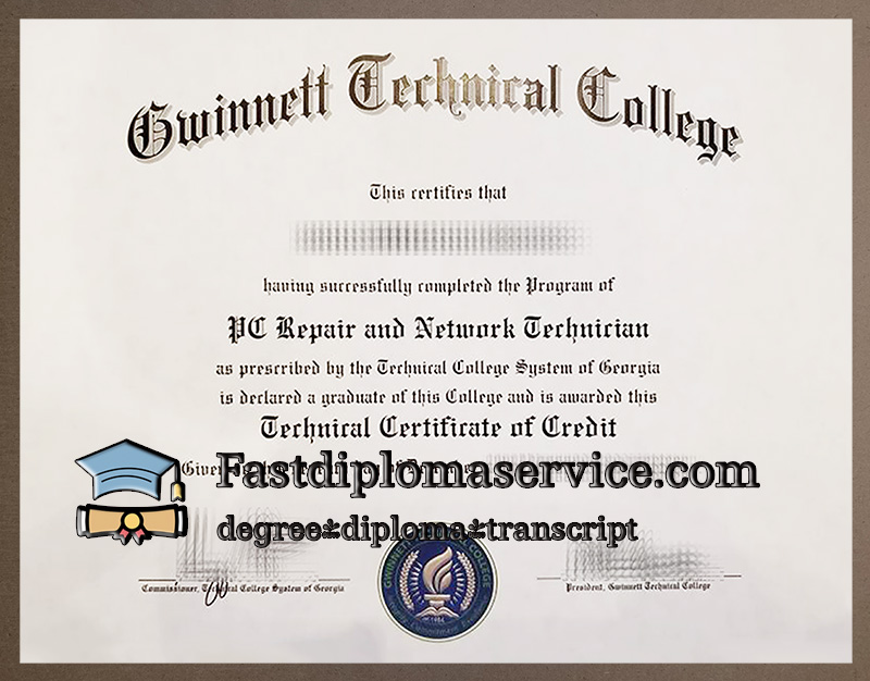Buy Gwinnett Technical College diploma