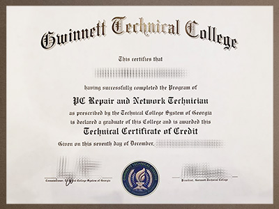 fake Gwinnett Technical College diploma
