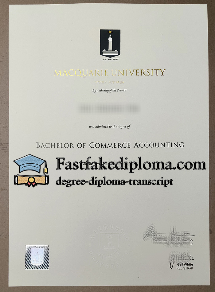 Buy Macquarie University diploma