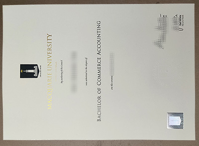 order Macquarie University certificate