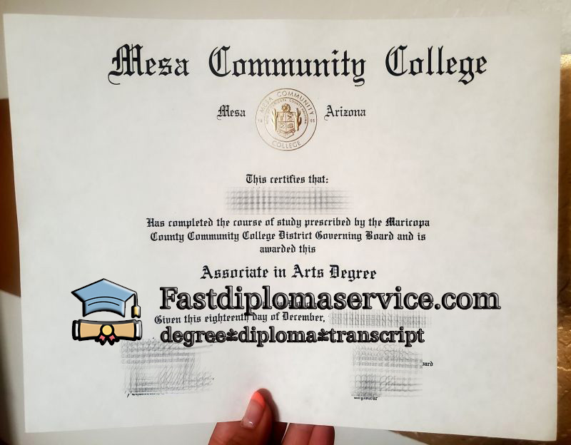 Buy Mesa Community College diploma