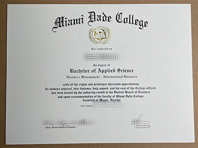 Order Miami Dade College diploma