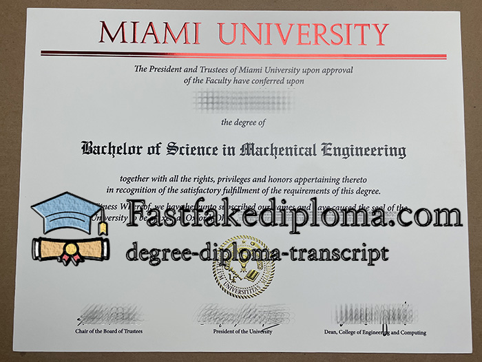 Buy Miami University degree