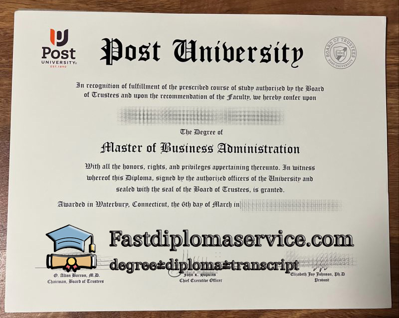 How to order Post University diploma?