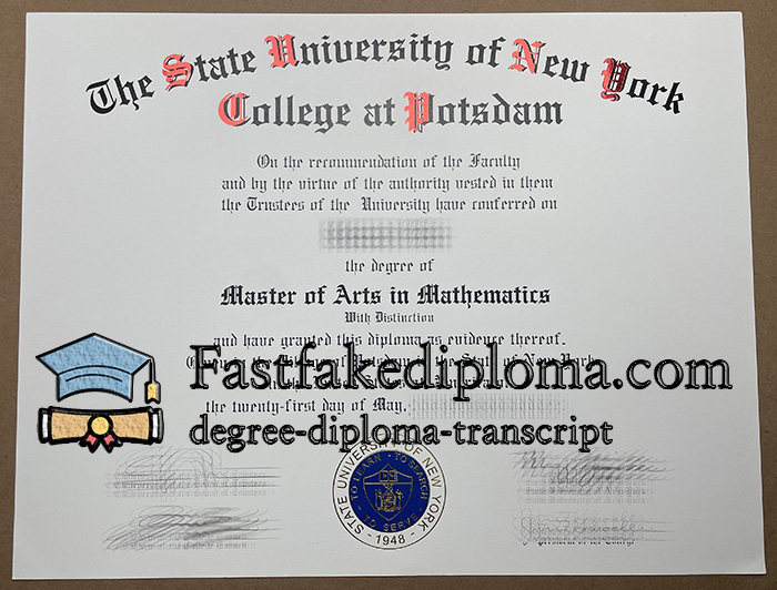 Buy SUNY Potsdam diploma