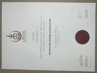 Order UNISA certificate
