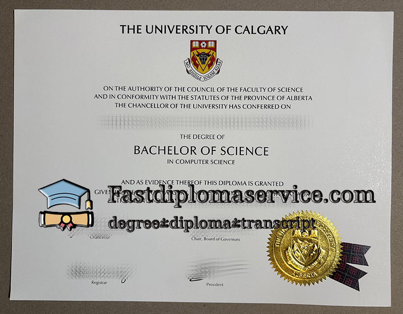 Buy University of Calgary diploma