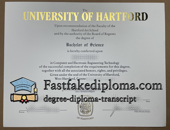 Order University of Hartford diploma