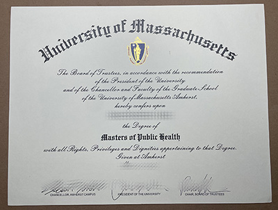 Can I order University of Massachusetts certificate?