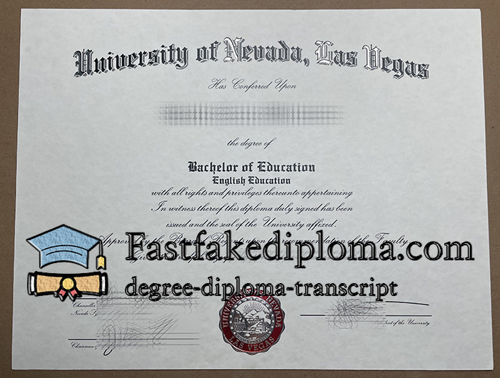 buy University of Nevada Las Vegas diploma
