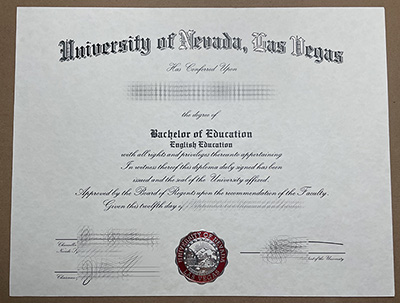 get University of Nevada Las Vegas diploma