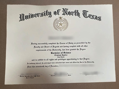 get University of North Texas diploma
