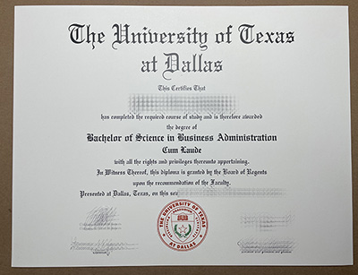 Order University of Texas at Dallas diploma