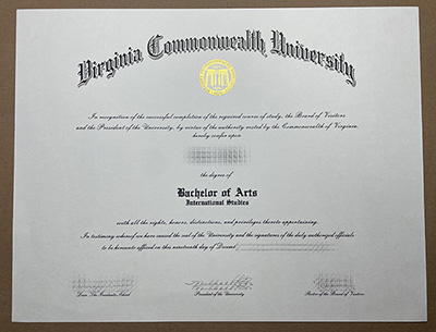 get Virginia Commonwealth University diploma