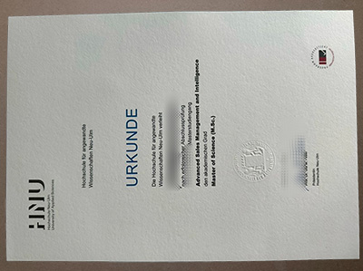Make Hochschule Neu Ulm diploma