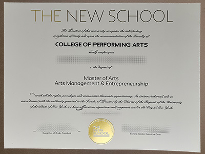 make New School diploma